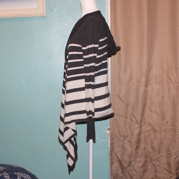 N2U Striped Hooded Cardigan - Picture 2 of 6